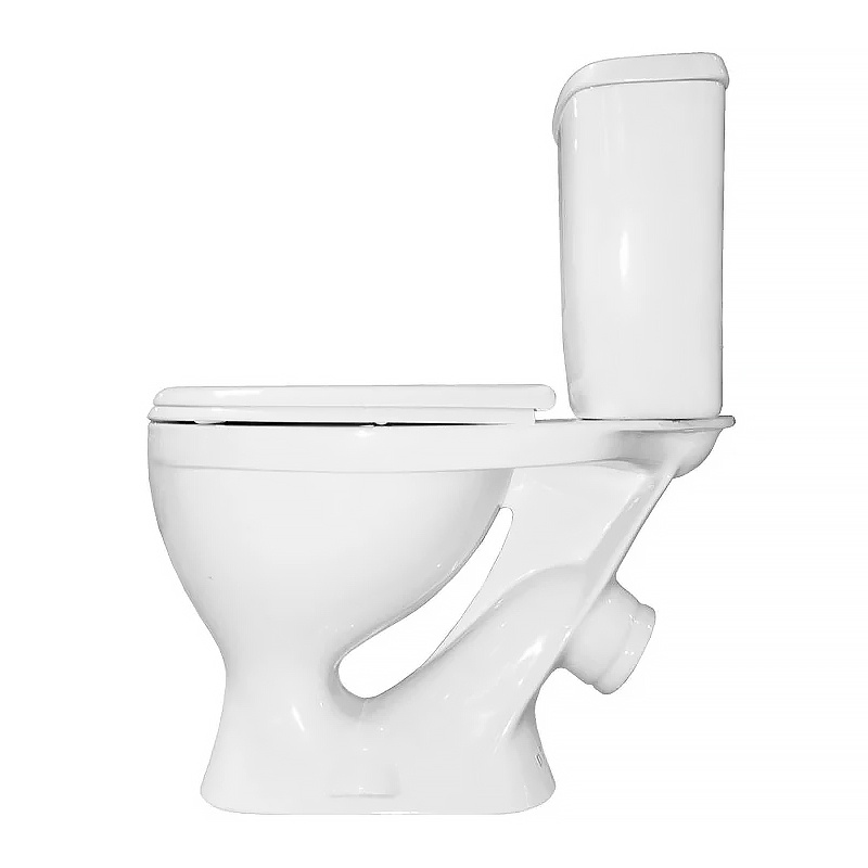 Унитаз-компакт Sanita Эталон эконом 360х615х760 напольный, 1- режимный слив, в комплекте с сиденьем  фото 3