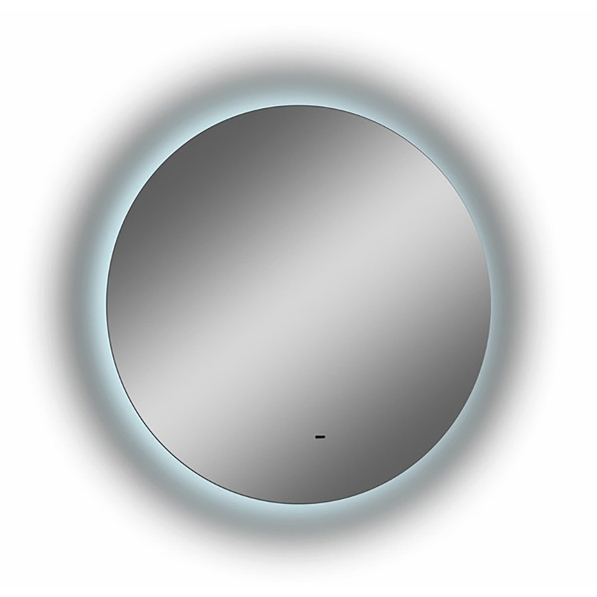 Зеркало AQUA NERO Эстрада D1000 круглое, LED-подсветка,сенсорный выключатель. фото 4