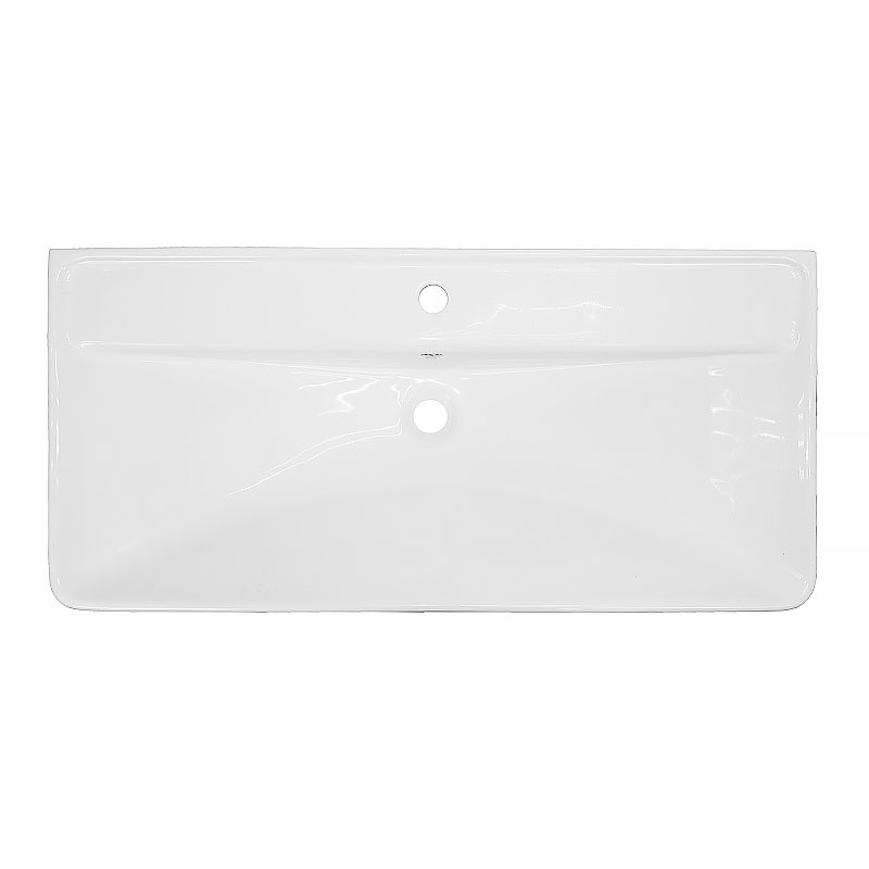 Комплект AQUA NERO Элен 100 1000х476х515 подвесная тумба с раковиной АСТИ-100, покрытие эмаль, белый фото 7