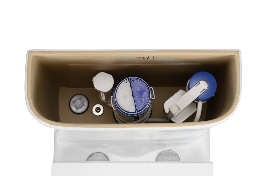 Унитаз-компакт AQUA NERO ARETA 385х615х805 безободковый, слив скрытый "Торнадо", с быстросъемным сид фото 15