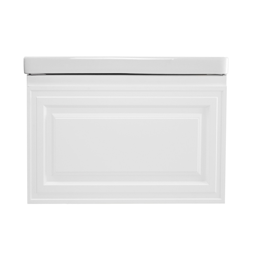 Комплект AQUA NERO Элен 80 815х480х515 подвесная тумба с раковиной АСТИ-80, покрытие эмаль, белый ма фото 4