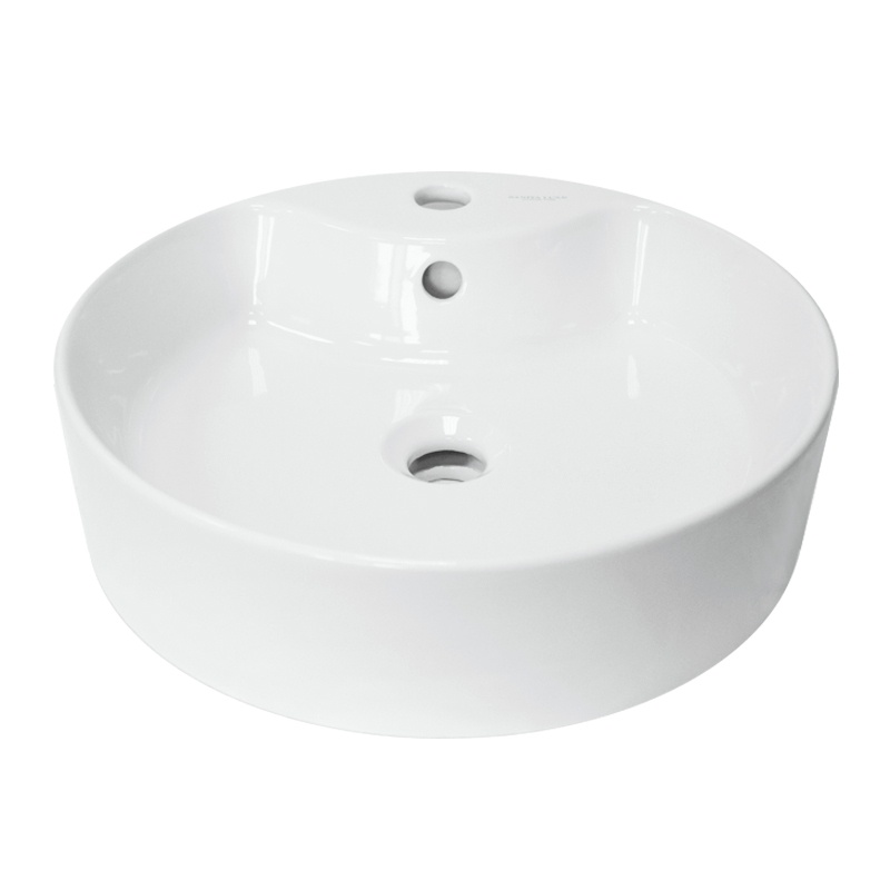 Раковина накладная SANITA LUXE Best 43 Shelf санфарфор, белый фото 2