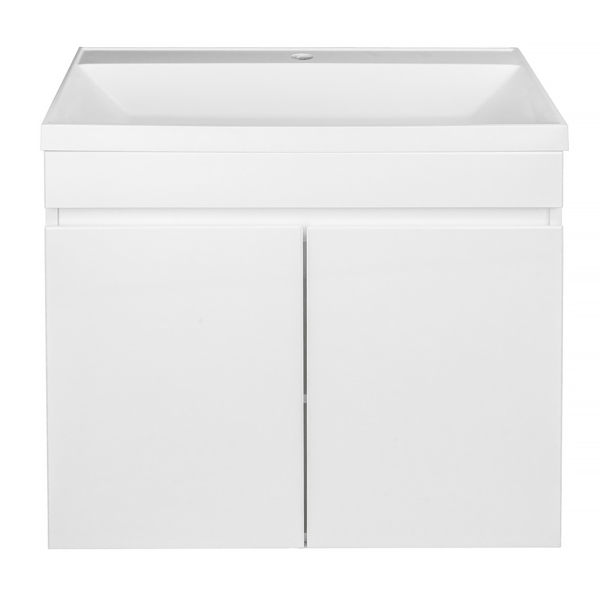 Комплект AQUA NERO Сабина 70Н 700х360х850 напольная тумба с раковиной Классика Слим 70*36 см, покрыт фото 6