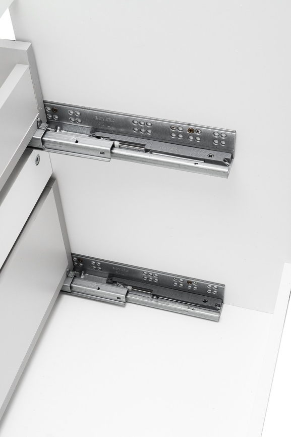 Комплект AQUA NERO Сандра 100-2 напольная тумба с раковиной АСТИ-100, покрытие эмаль, белый глянцевы фото 6