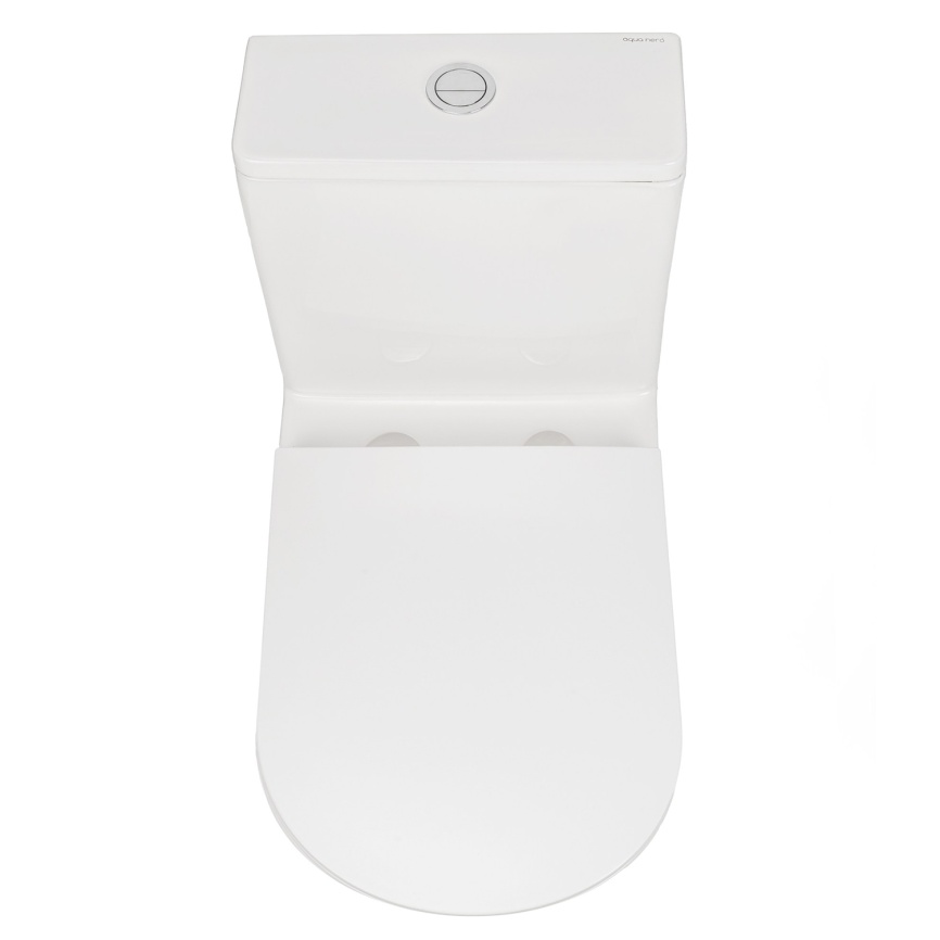 Унитаз-моноблок AQUA NERO MAIN 360х680х813 безободковый, слив скрытый "Торнадо", с быстросъемным сид фото 9