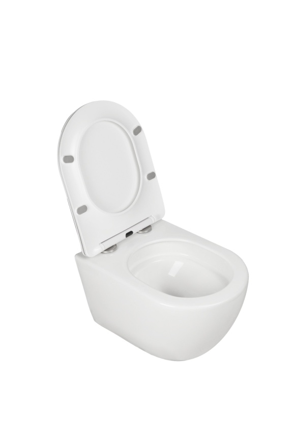 Сет AQUA NERO инсталляция+унитаз NAVI безободковый, слив скрытый "Торнадо", с быстросъемным сиденьем фото 15