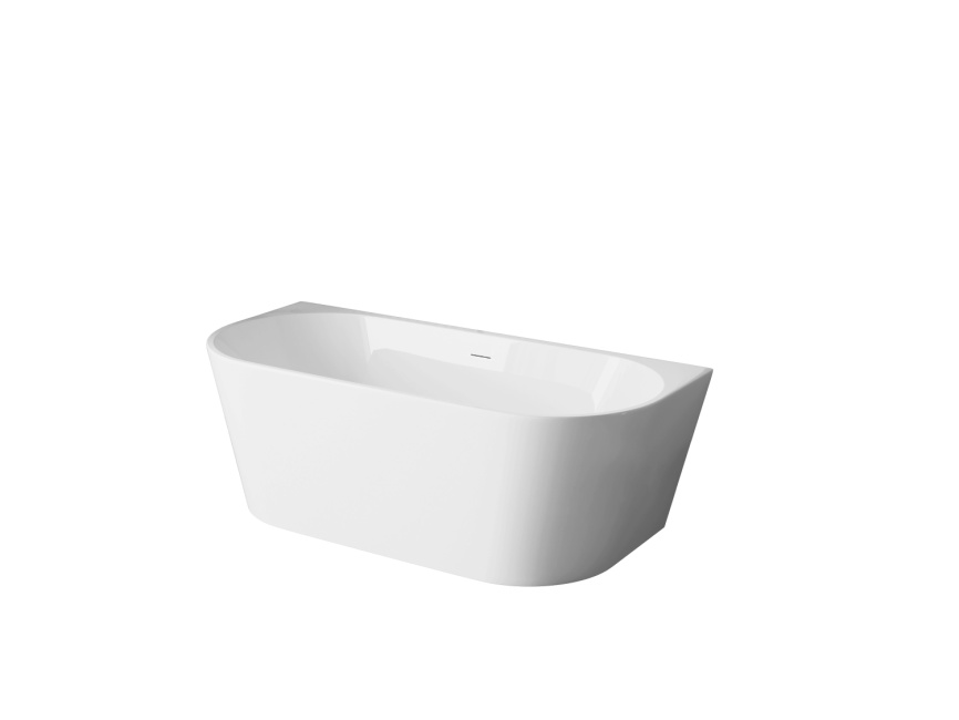 ДЕА Ванна акриловая пристенная 1700*800*580, белый фото 6