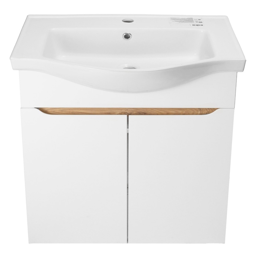 Комплект AQUA NERO Келли 65Н 650х450х870 напольная тумба с раковиной Edra Classic 65, покрытие эмаль фото 6