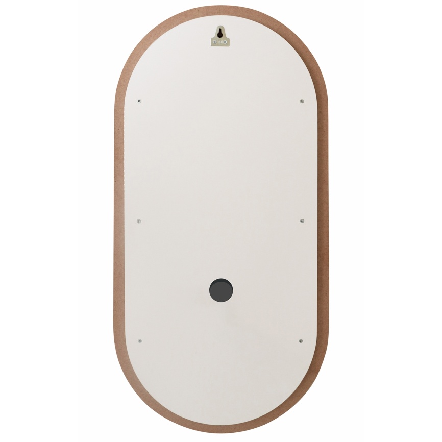 Зеркало AQUA NERO Кадриль 400х25х800 овальное, LED-подсветка, универсальный монтаж, сенсорный выключ фото 5