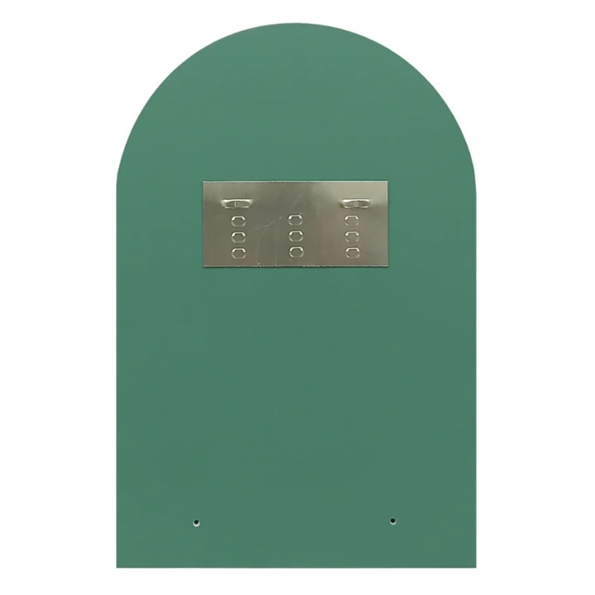 Зеркало AQUA NERO Арка 390х590 подвесное, с полкой фото 3