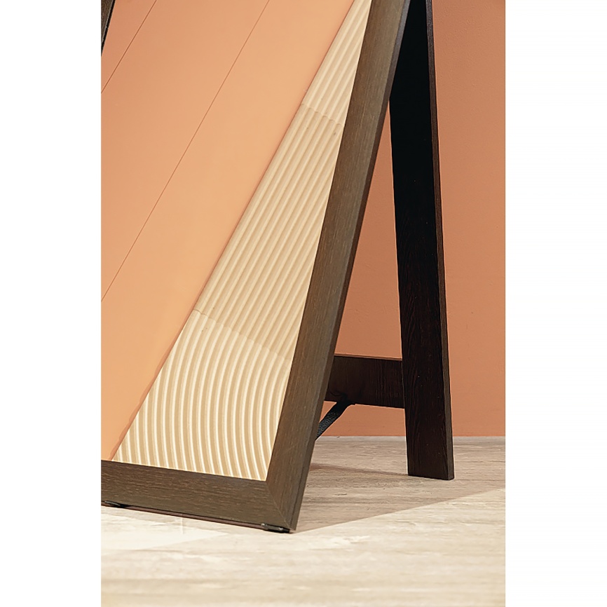 Зеркало AQUA NERO Канкан 450х30х1500 напольное, венге фото 7