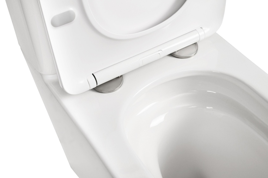 Унитаз-компакт AQUA NERO ETTA 365х610х835 безободковый, слив скрытый "Торнадо", с быстросъемным сиде фото 11