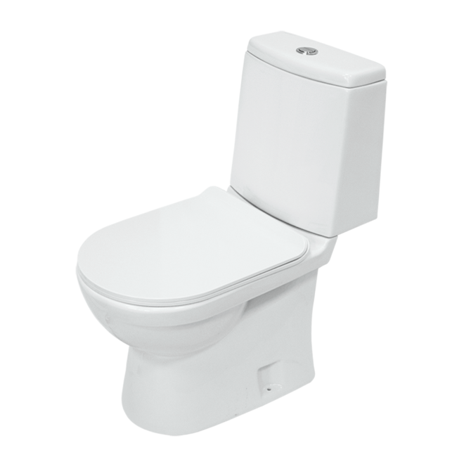 Унитаз-компакт Sanita Luxe Некст Слим 343х650х770 напольный, в комплекте с быстросъемным сиденьем ми фото 2