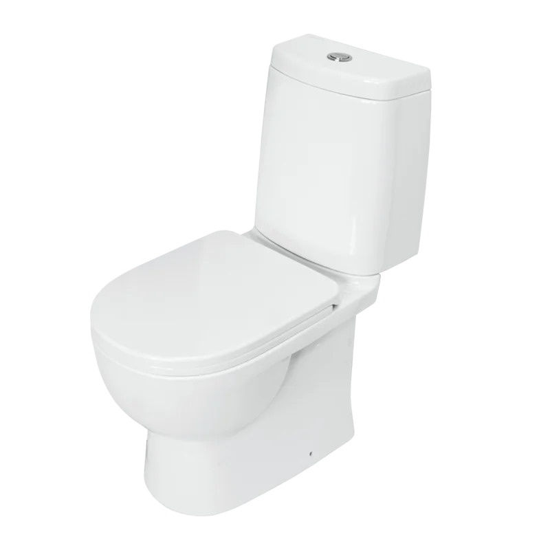 Унитаз-компакт Sanita Luxe Фест 345х630х815 напольный, в комплекте с быстросъемным сиденьем микролиф фото 1