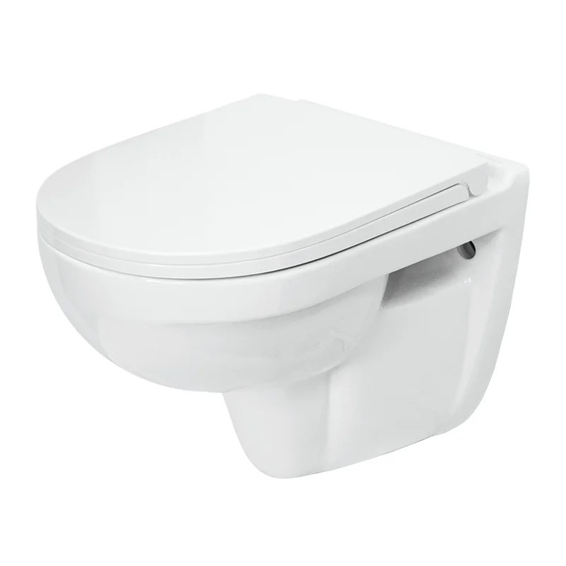 Унитаз подвесной Sanita Luxe Бест 346х495х386 в комплекте с быстросъемным сиденьем микролифт, дюропл фото 1