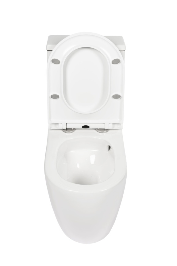 AN-020D Унитаз-моноблок (круглый), Торнадо,690*360*820 мм с сиденьем дюропласт, белый фото 10