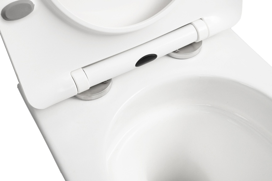 Сет AQUA NERO инсталляция+унитаз АТРИЯ безободковый, слив "Торнадо", с быстросъемным сиденьем микрол фото 10