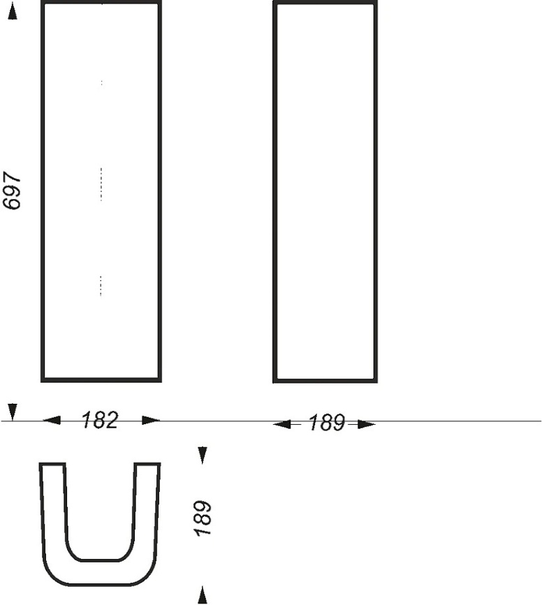 Пьедестал для раковины SANITA LUXE Некст санфаянс, белый фото 3