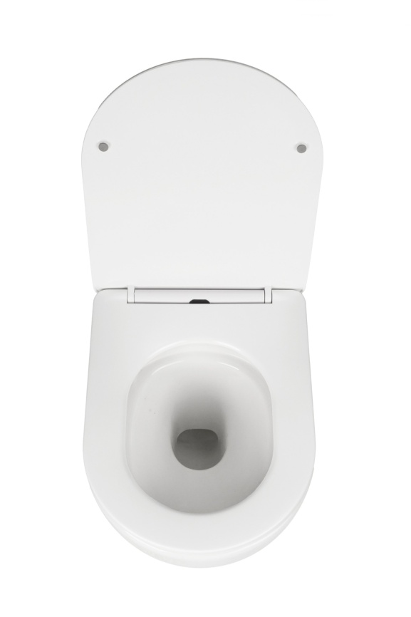 Унитаз подвесной AQUA NERO NAVI 360х520х360 безободковый, слив "Торнадо", с быстросъемным сиденьем м фото 10