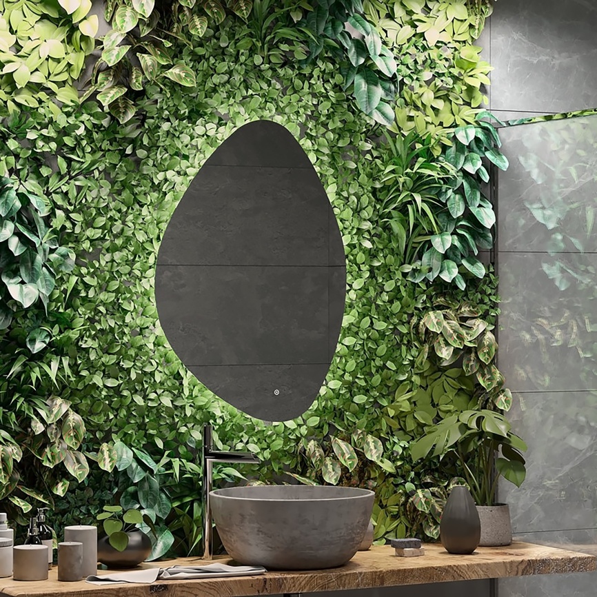 Зеркало AQUA NERO Амадеус-ТХ 1000х30х700, LED-подсветка, сенсорный выключатель с функцией диммера фото 7