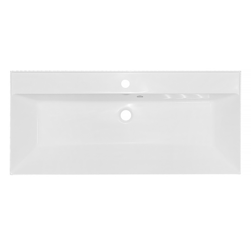 Комплект AQUA NERO Эстелла 100 подвесная тумба с раковиной Classic-100, покрытие эмаль, графит фото 5