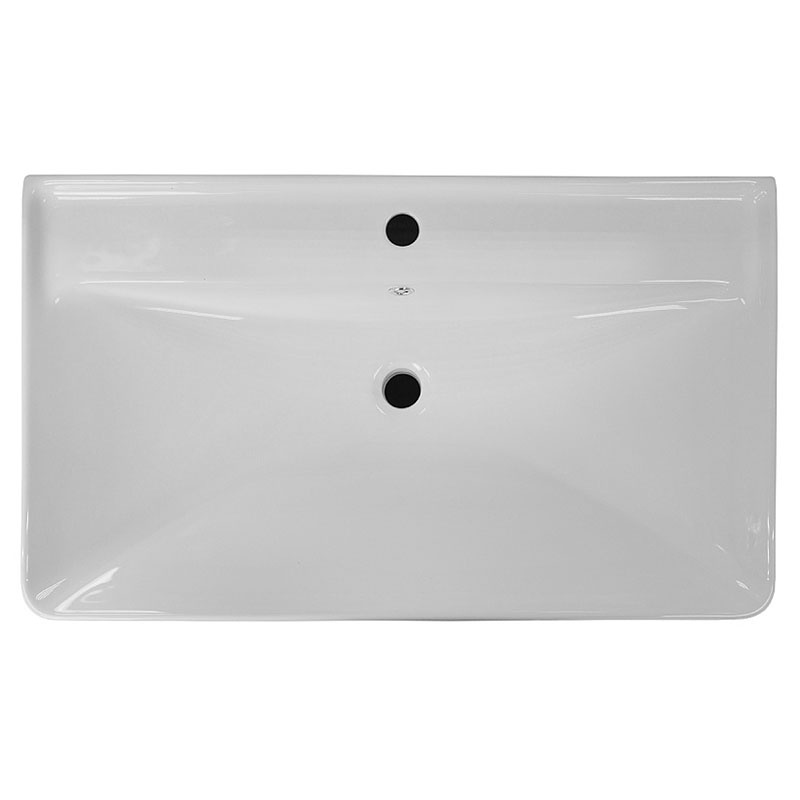 Комплект AQUA NERO Элен 80 815х480х515 подвесная тумба с раковиной АСТИ-80, покрытие эмаль, белый ма фото 7