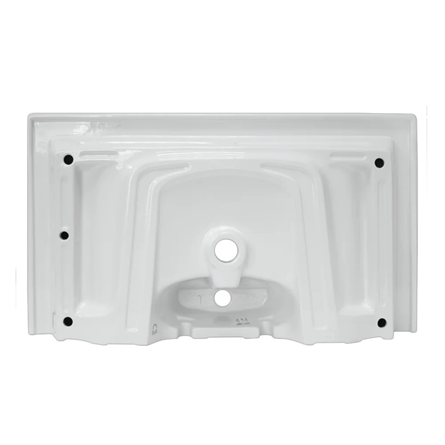 Раковина мебельная SANITA LUXE Fest 80 санфарфор, белый фото 4