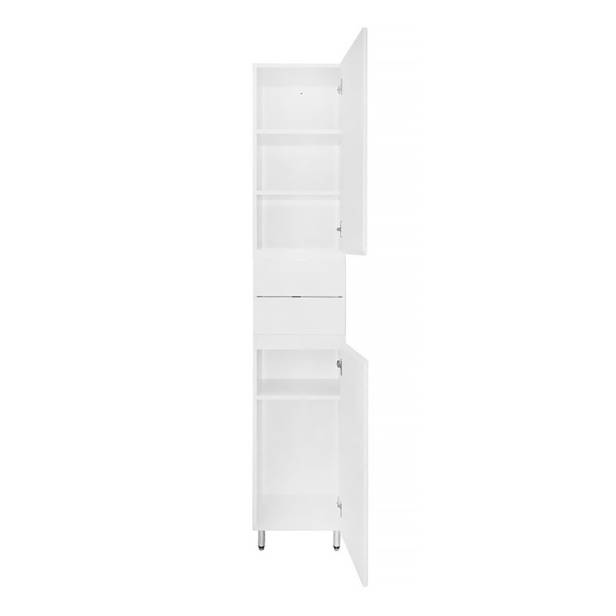 Шкаф-пенал AQUA NERO Эстелла 35 напольный, правосторонний, покрытие эмаль, белый глянцевый фото 5