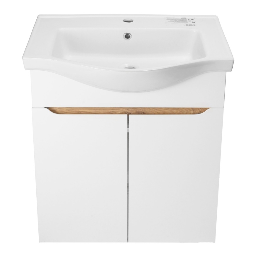 Комплект AQUA NERO Келли 55Н 550х450х870 напольная тумба с раковиной Edra Classic 55, покрытие эмаль фото 6