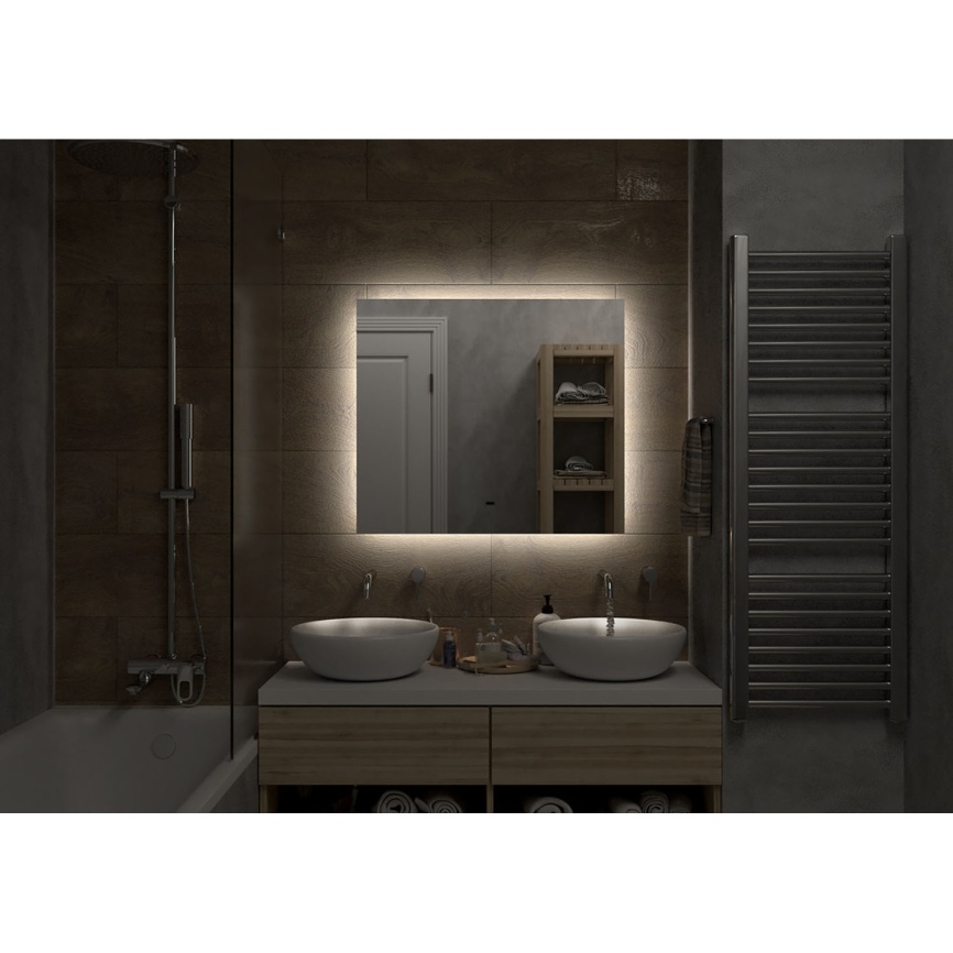 Зеркало AQUA NERO Балет 600х800 LED-подсветка, сенсорный выключатель фото 9