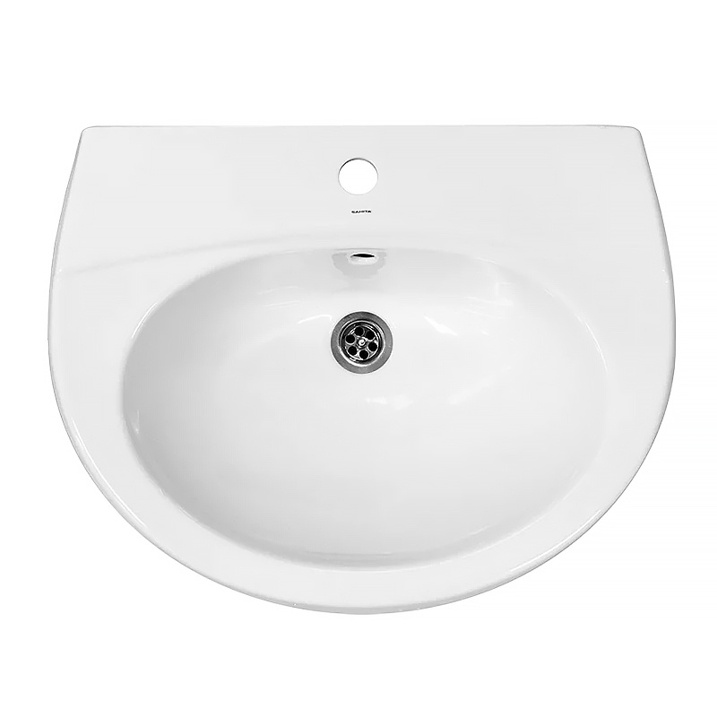 Раковина подвесная SANITA Виктория 60 санфарфор, белый фото 2