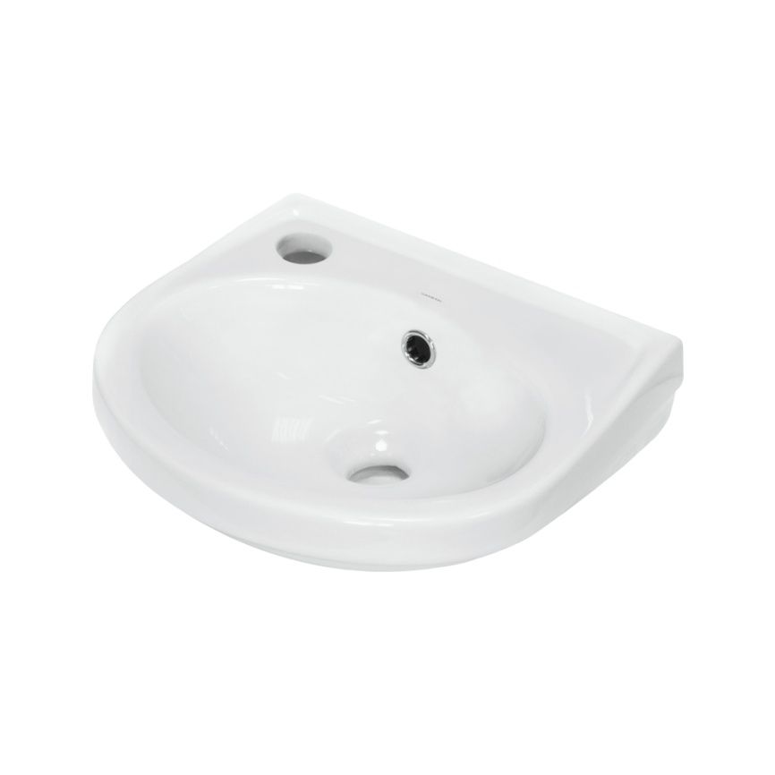 Раковина-мини SANITA Лада 37 подвесная, санфарфор, белый фото 2