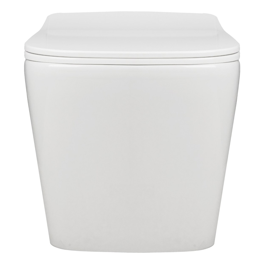 Сет AQUA NERO инсталляция+унитаз IRON безободковый, с быстросъемным сиденьем микролифт, без клавиши фото 4