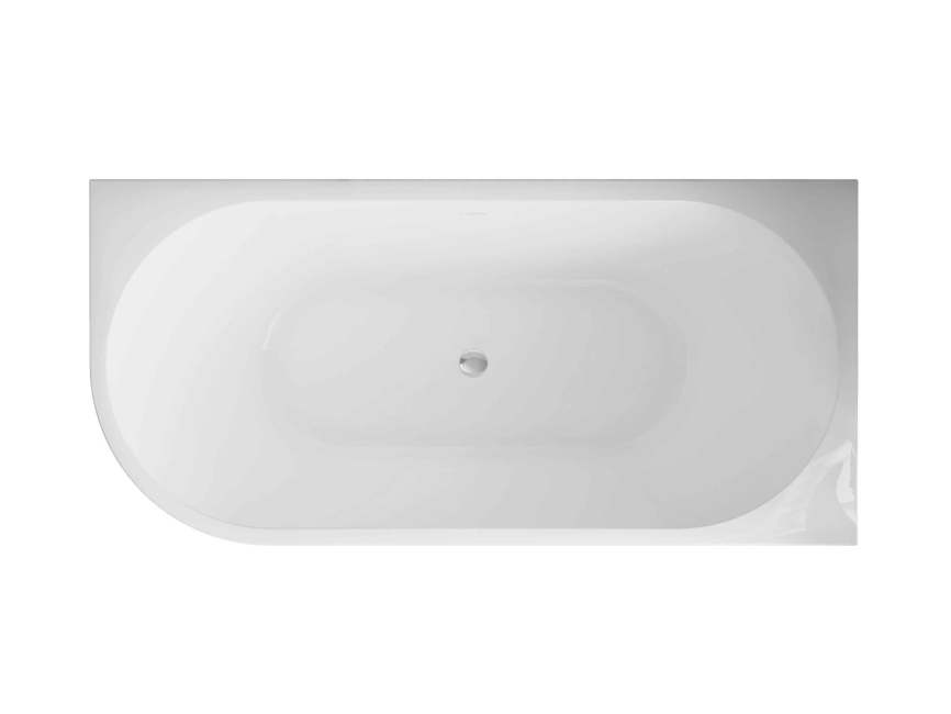 АМОРЕ П Ванна акриловая пристенная 1700*800*580, правая, белый фото 5