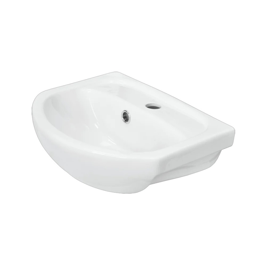 Раковина мебельная SANITA "МАНГО 40", санфарфор, белый фото 1