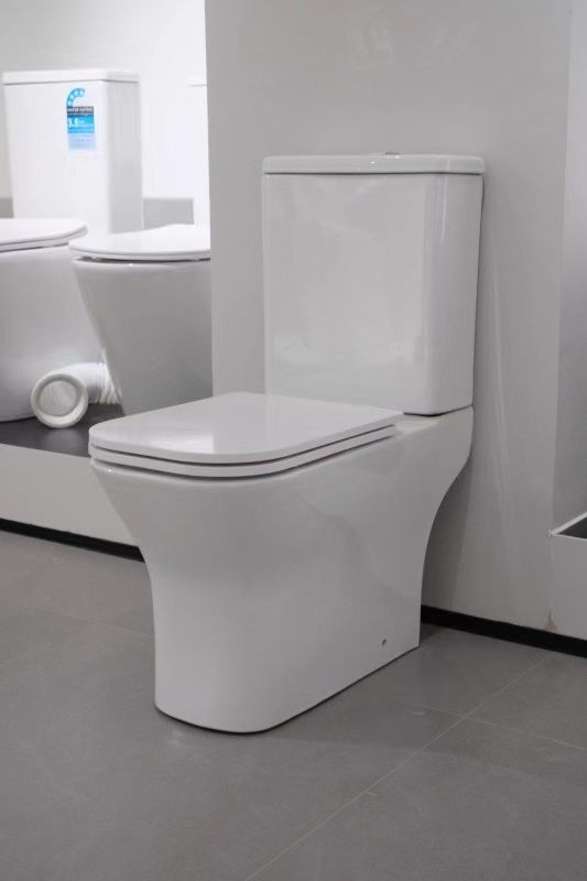 AN-023L Унитаз-компакт безободковый Торнадо,665*350*830мм,с сиденьем микролифт дюропласт фото 3