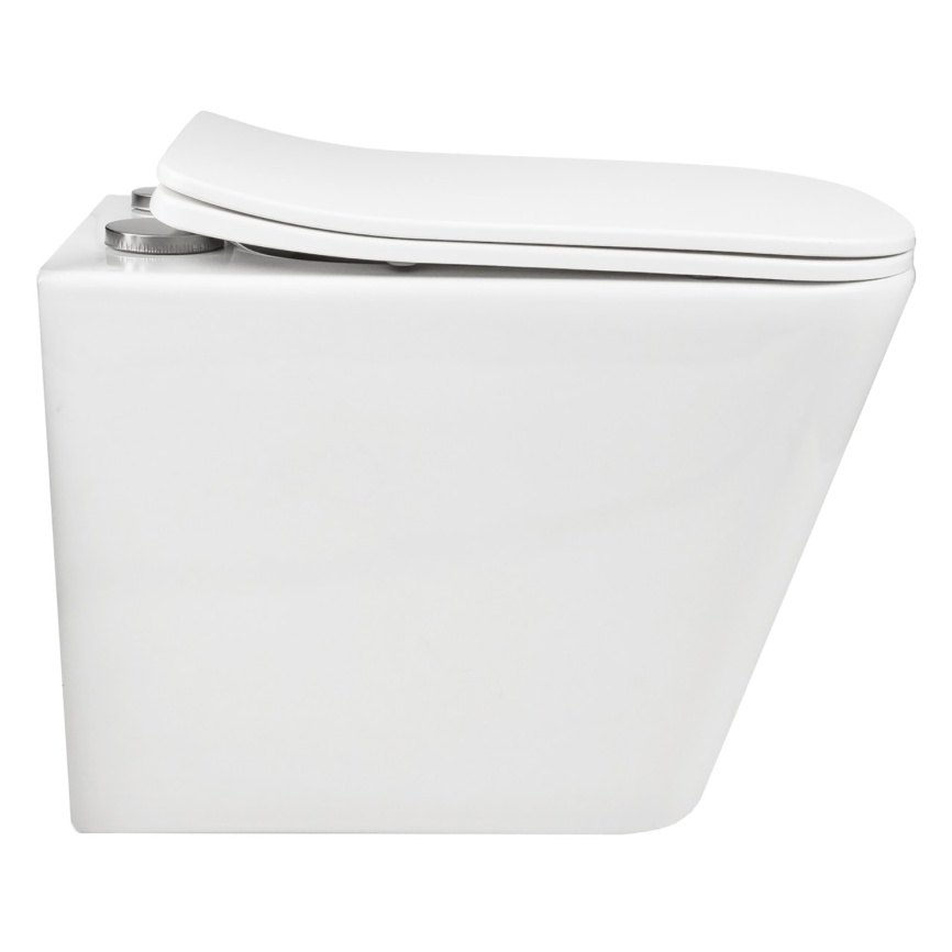 Сет AQUA NERO инсталляция+унитаз IRON безободковый, с быстросъемным сиденьем микролифт, без клавиши фото 3