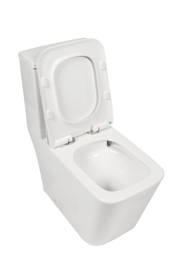 AN-021D Унитаз-моноблок (квадрат), Торнадо,690*380*800 мм с сиденьем дюропласт, белый фото 5