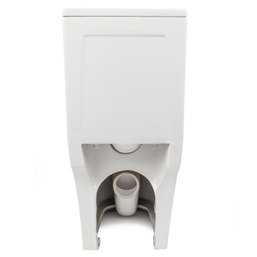 Унитаз-моноблок AQUA NERO MAIN 360х680х813 безободковый, слив скрытый "Торнадо", с быстросъемным сид фото 15