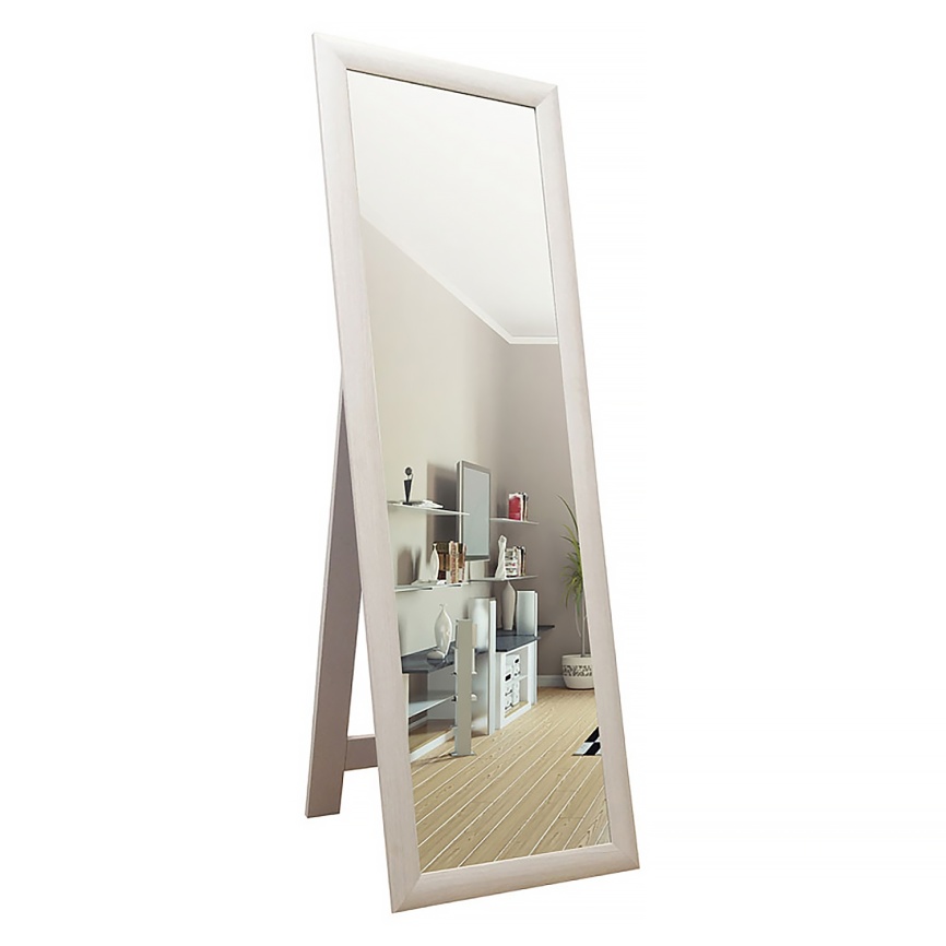 Зеркало AQUA NERO Канкан 450х30х1500 напольное, дуб фото 1