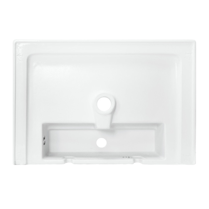 Раковина мебельная SANITA LUXE Novel 60 санфарфор, белый фото 3