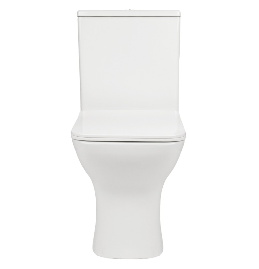 Унитаз-компакт AQUA NERO STONE 360х620х800 безободковый, с быстросъемным сиденьем микролифт, белый фото 6