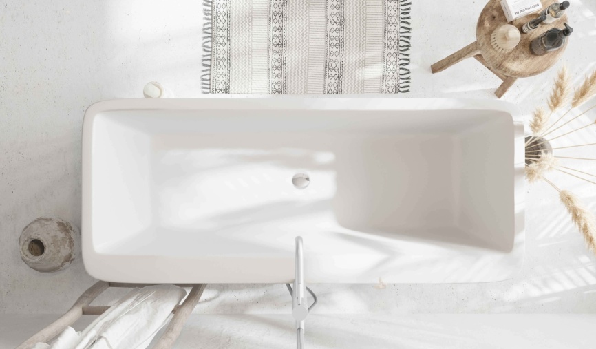 РОДОС Ванна акриловая пристенная 1700*800*580, белый фото 5