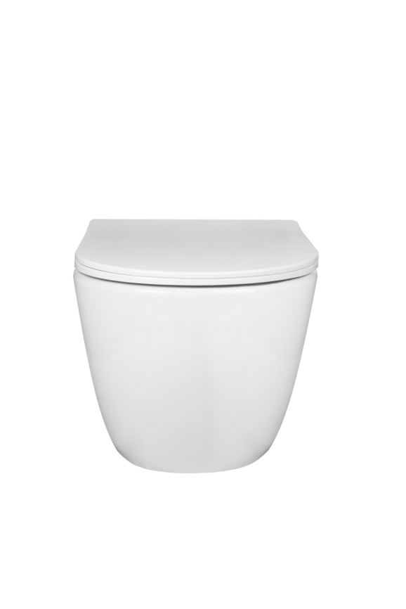 Унитаз подвесной AQUA NERO NAVI 360х520х360 безободковый, слив "Торнадо", с быстросъемным сиденьем м фото 5