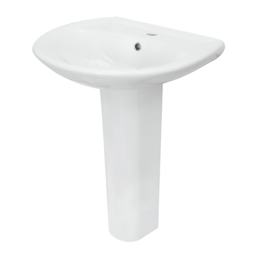 Раковина подвесная SANITA Аттика 55 санфарфор, белый фото 2