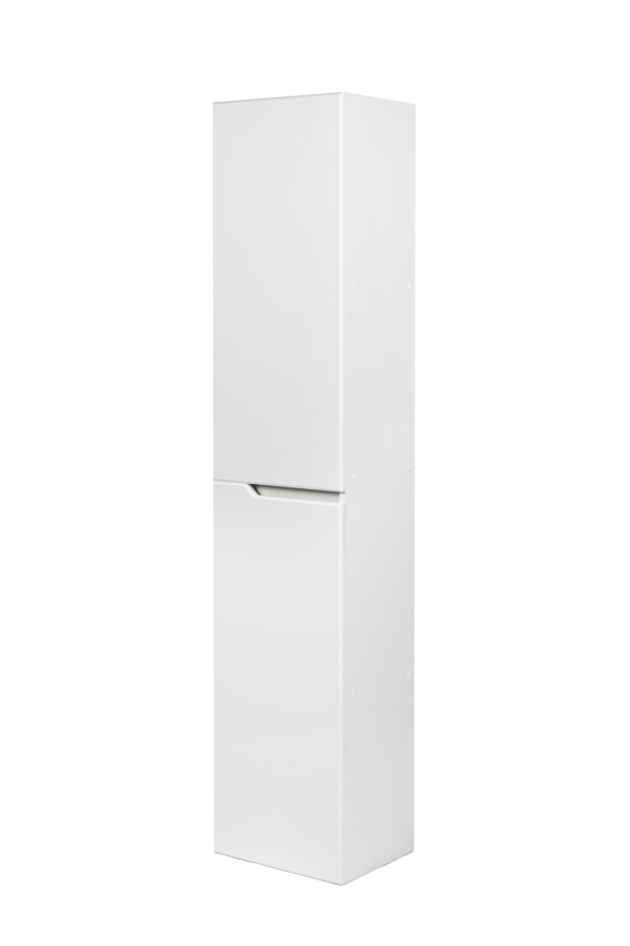 Пенал Рондо 36 левый напольный, белый глянец фото 4