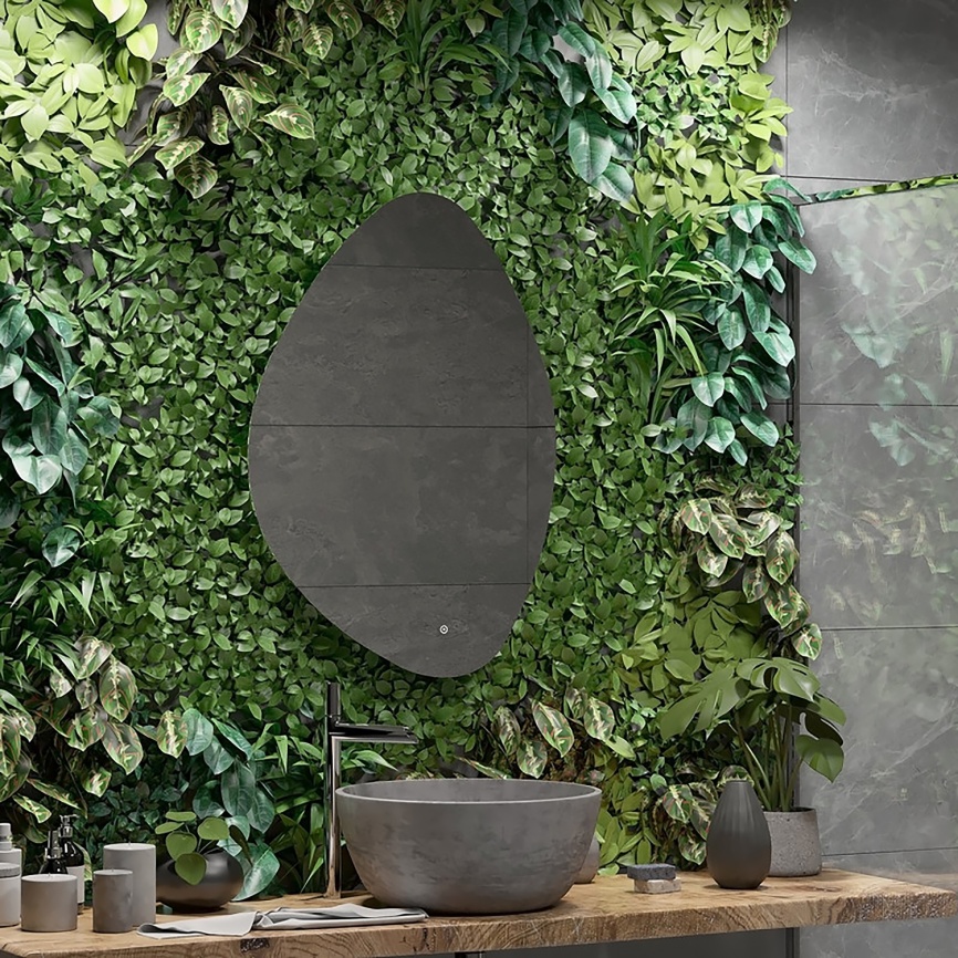 Зеркало AQUA NERO Амадеус-ТХ 1000х30х700, LED-подсветка, сенсорный выключатель с функцией диммера фото 9