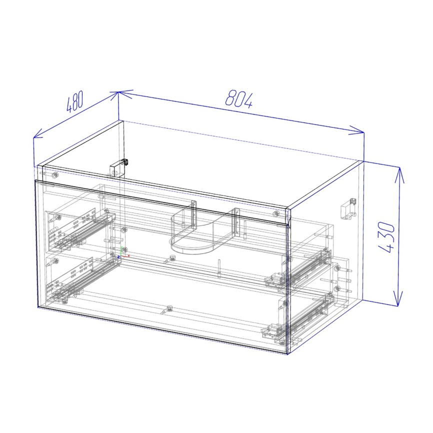 Комплект AQUA NERO Ненси 80 подвесная тумба с раковиной ASTI-80, покрытие эмаль, белый матовый фото 7