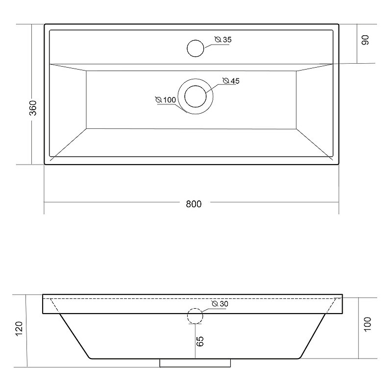 Комплект AQUA NERO Сабина 80Н 800х360х850 напольная тумба с раковиной Классика Слим 80*36 см, покрыт фото 8
