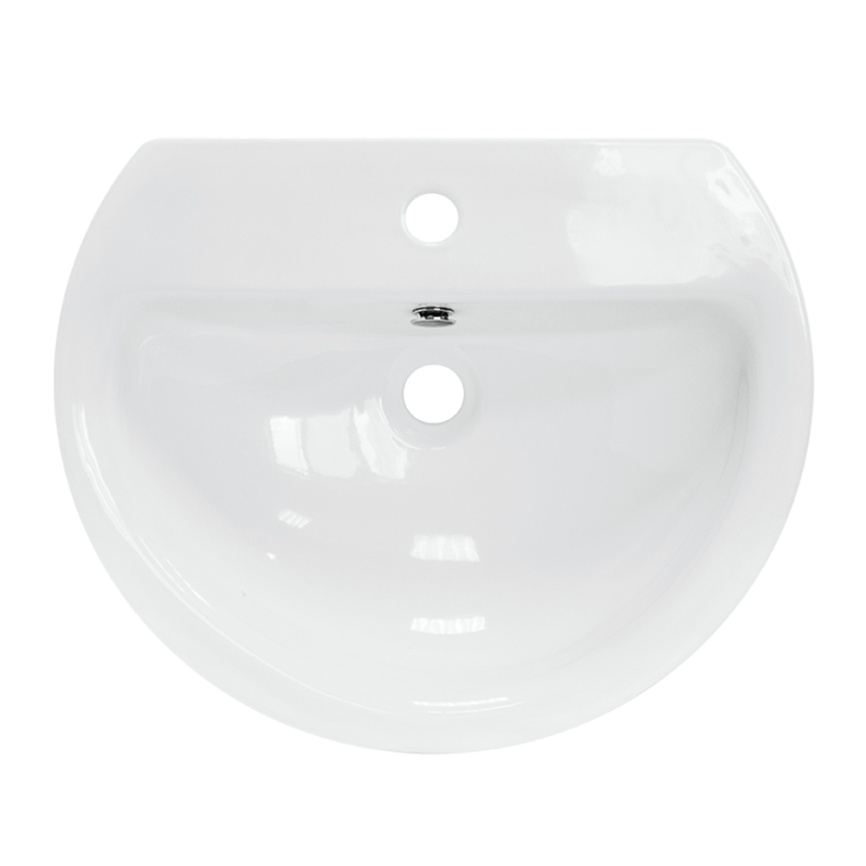 Раковина подвесная SANITA LUXE "Best" 55 санфарфор, белый фото 3